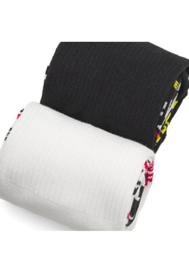 Reebok Skarpety długie Jul Crew Sock HI3894 Czarny. Kolor: czarny. Materiał: materiał. Wzór: kolorowy