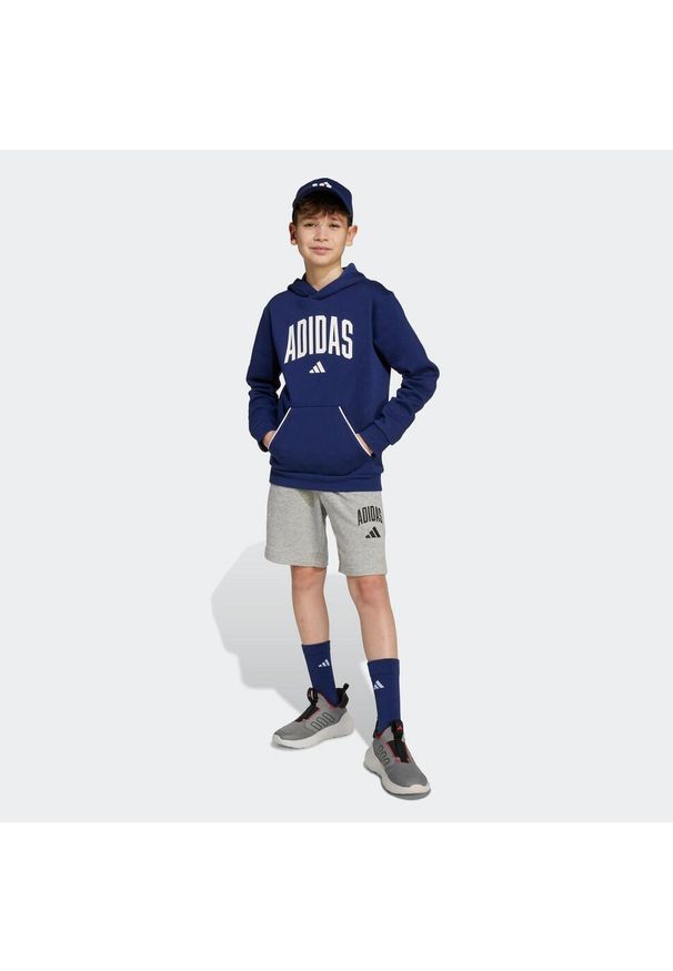 Adidas - Bluza dziecięca ADIDAS z kapturem. Typ kołnierza: kaptur. Materiał: materiał. Sport: joga i pilates