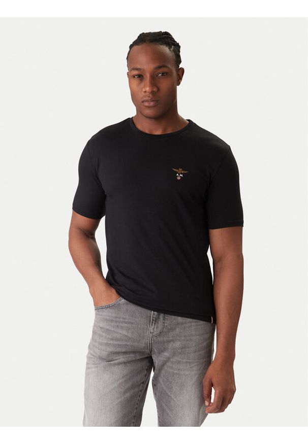 Aeronautica Militare Komplet 2 par bokserek AM1UTI001B Czarny. Kolor: czarny. Materiał: bawełna