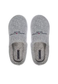 TOMMY HILFIGER - Tommy Hilfiger Kapcie Felt House FM0FM05614 Szary. Kolor: szary. Materiał: materiał #4
