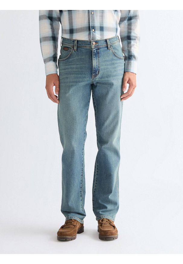 Wrangler - MĘSKIE SPODNIE WRANGLER TEXAS MIDNIGHT HAZE 112378455