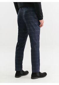 Pako Lorente - PAKO LORENTE – Granatowe spodnie garniturowe. Kolor: niebieski. Materiał: wełna #5