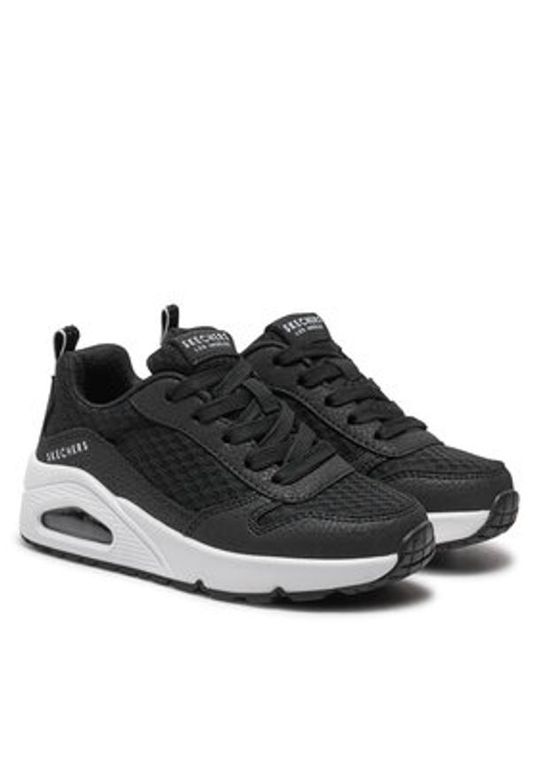 skechers - Skechers Sneakersy 403667L BLK Czarny. Kolor: czarny. Materiał: mesh, materiał