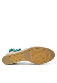Castañer Espadryle Carina/6/002 021644 Turkusowy. Kolor: turkusowy. Materiał: materiał #3