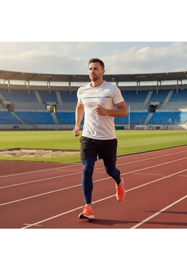 Klasyczny T-Shirt z Logo - Pako Jeans - Jasny Beż (Ecru). Okazja: na co dzień. Kolor: brązowy, wielokolorowy, beżowy. Materiał: bawełna. Wzór: nadruk. Styl: klasyczny