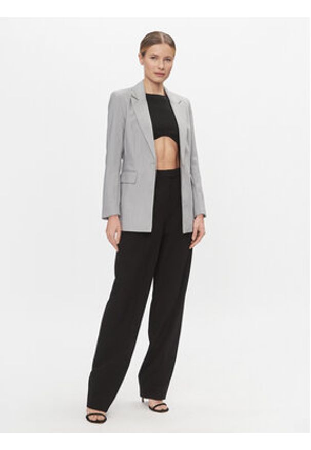 only - ONLY Marynarka Raven 15311048 Szary Regular Fit. Kolor: szary. Materiał: syntetyk