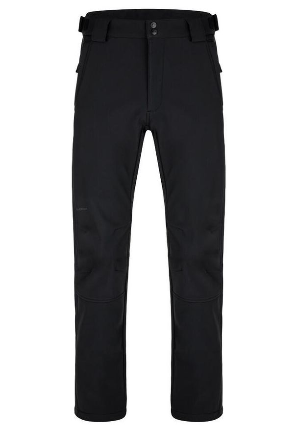 HSN - Męskie Spodnie Softshell LAEP Lupic Czarne - Wiatroodporne i Elastyczne. Kolor: czarny. Materiał: softshell. Długość: długie