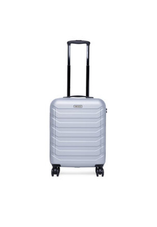 Gino Rossi Walizka kabinowa GIN-S-003-05-SILVER Srebrny. Kolor: srebrny