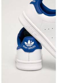 adidas Originals - Buty dziecięce Stan Smith. Nosek buta: okrągły. Zapięcie: sznurówki. Kolor: biały. Materiał: syntetyk, materiał, skóra ekologiczna, guma. Szerokość cholewki: normalna. Model: Adidas Stan Smith #3