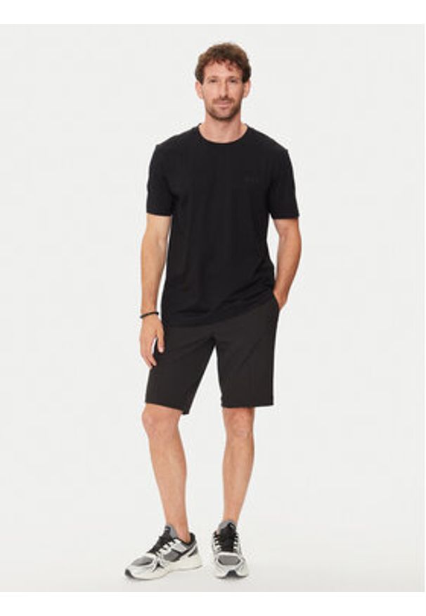 BOSS - Boss T-Shirt 50515620 Czarny Regular Fit. Kolor: czarny. Materiał: bawełna
