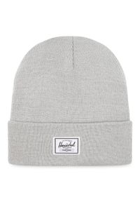 Czapka Herschel Elmer 1065-0478 Heather Light Grey. Kolor: szary. Materiał: akryl, materiał #1