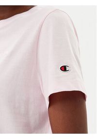 Champion T-Shirt 117650 Różowy Slim Fit. Kolor: różowy. Materiał: bawełna