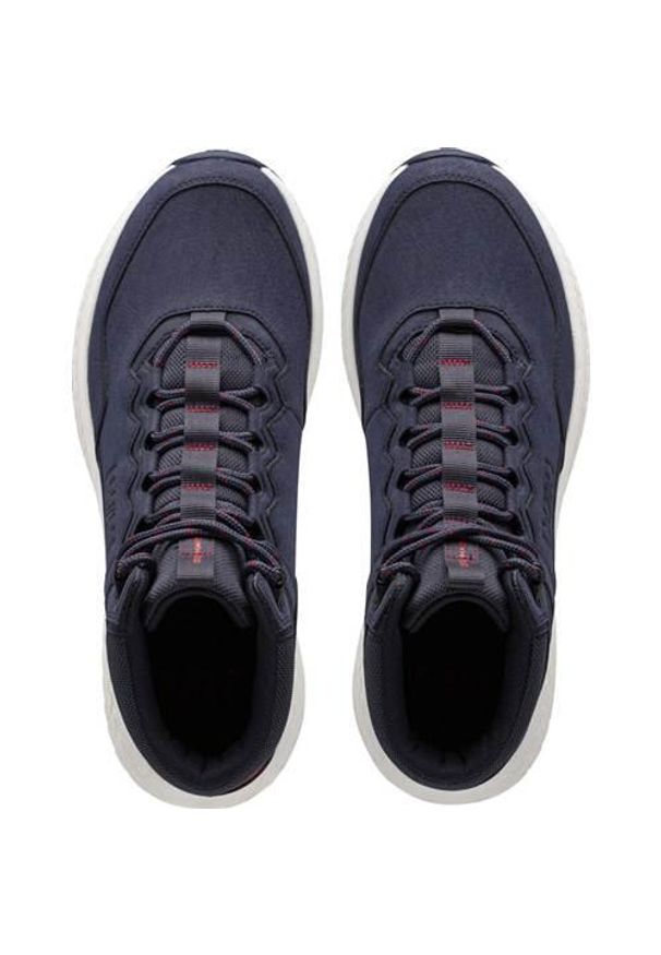 Buty do chodzenia męskie Helly Hansen Sneboo. Wysokość cholewki: za kostkę. Zapięcie: sznurówki. Kolor: wielokolorowy, niebieski. Materiał: materiał. Szerokość cholewki: normalna. Sport: turystyka piesza