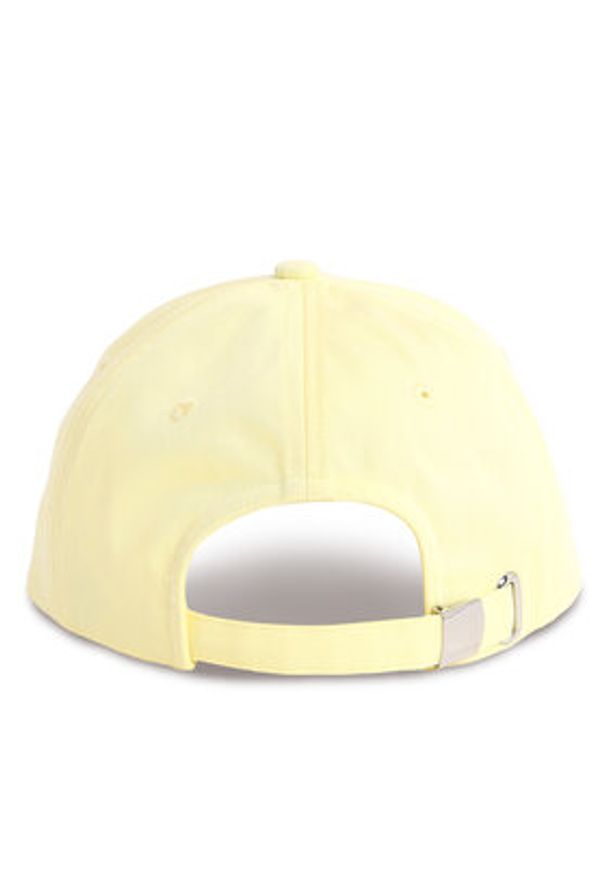 Calvin Klein Czapka z daszkiem Ck Must Tpu Logo Cap K60K610525 Żółty. Kolor: żółty. Materiał: bawełna, materiał