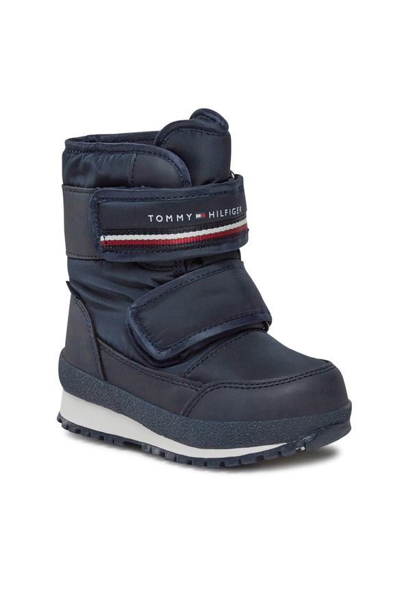 TOMMY HILFIGER - Trzewiki Tommy Hilfiger T3B5-33163-1486800 M Blue 800. Kolor: niebieski