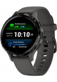 GARMIN - Zegarek sportowy Garmin Garmin 010-02785-00 / Venu 3S slategrey Schwarz Wearable. Styl: sportowy #1