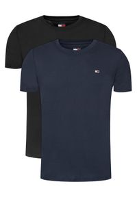 Tommy Jeans Komplet 2 t-shirtów DM0DM20687 Kolorowy Slim Fit. Materiał: bawełna. Wzór: kolorowy