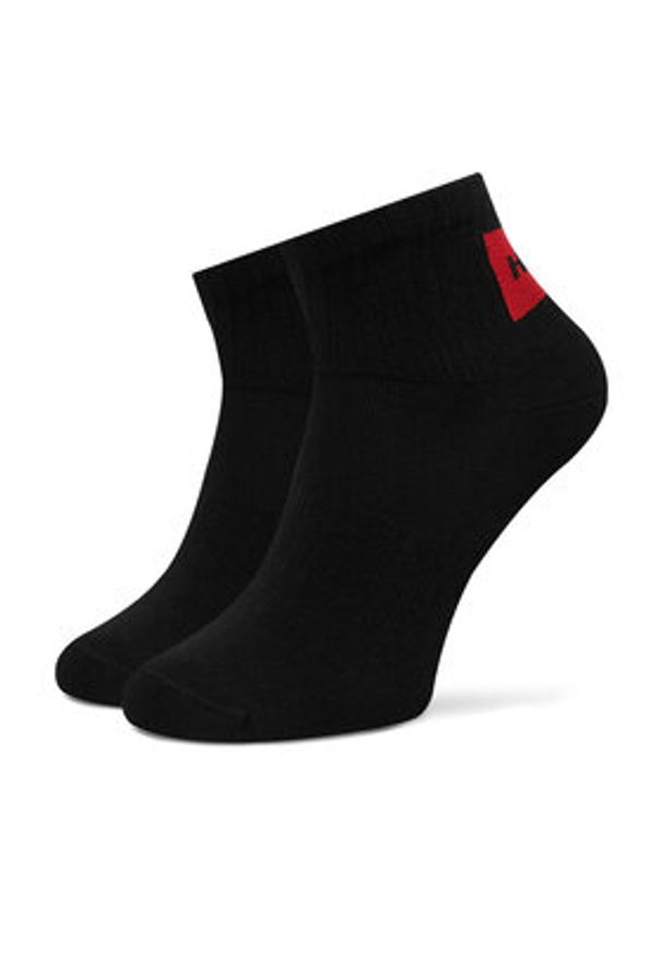 Hugo - HUGO Skarpety krótkie 50541597 Czarny. Kolor: czarny. Materiał: bawełna