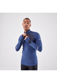 KIPRUN - Koszulka do biegania z długim rekawem męska Kiprun Run 900 Warm. Materiał: skóra, materiał. Długość rękawa: długi rękaw. Długość: długie. Sport: bieganie