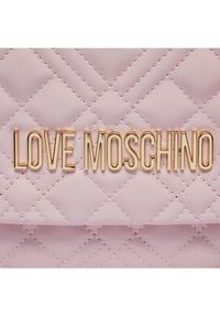 Love Moschino - LOVE MOSCHINO Torebka JC4097PP1ILA0601 Różowy. Kolor: różowy. Materiał: skórzane