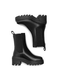 Gino Rossi Botki CIRCE-RST-02G Czarny. Kolor: czarny. Materiał: skóra #4