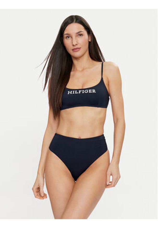 TOMMY HILFIGER - Tommy Hilfiger Góra od bikini UW0UW05302 Granatowy. Kolor: niebieski. Materiał: syntetyk