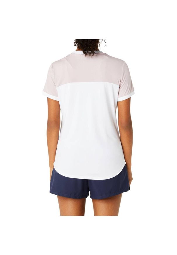 Damski jersey Asics Court. Kolor: różowy. Materiał: jersey. Sport: tenis