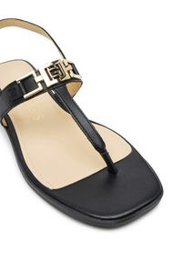 Guess Sandały FLJREL LEA21 Czarny. Kolor: czarny. Materiał: skóra