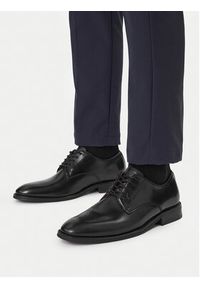 Gino Rossi - GINO ROSSI Półbuty EO-MARTINO-03 126AM Czarny. Kolor: czarny. Materiał: skóra #3