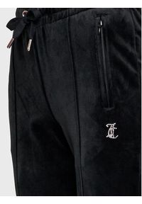 Juicy Couture Spodnie dresowe Tina JCAPW045 Czarny Regular Fit. Kolor: czarny. Materiał: dresówka, syntetyk #3