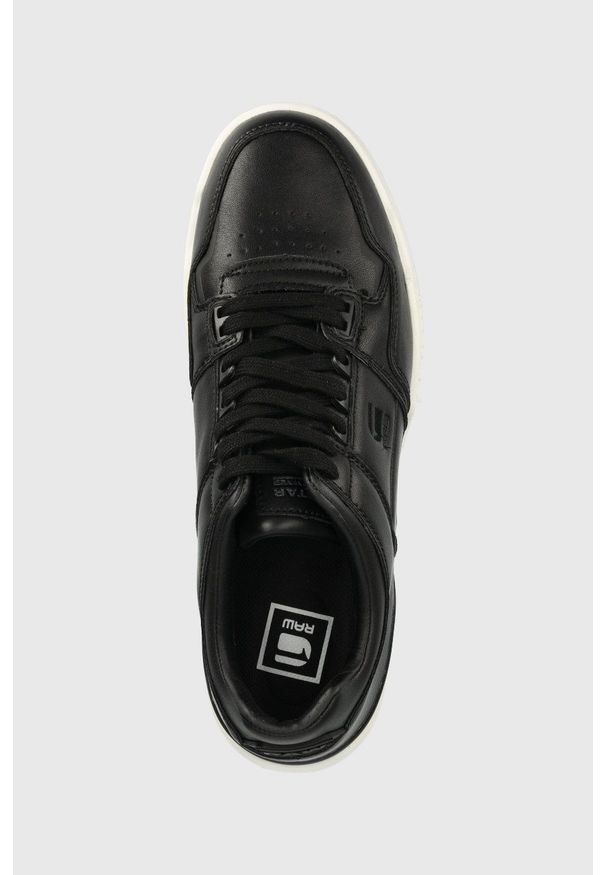 G-Star RAW - G-Star Raw sneakersy attacc bsc kolor czarny. Nosek buta: okrągły. Zapięcie: sznurówki. Kolor: czarny. Materiał: guma