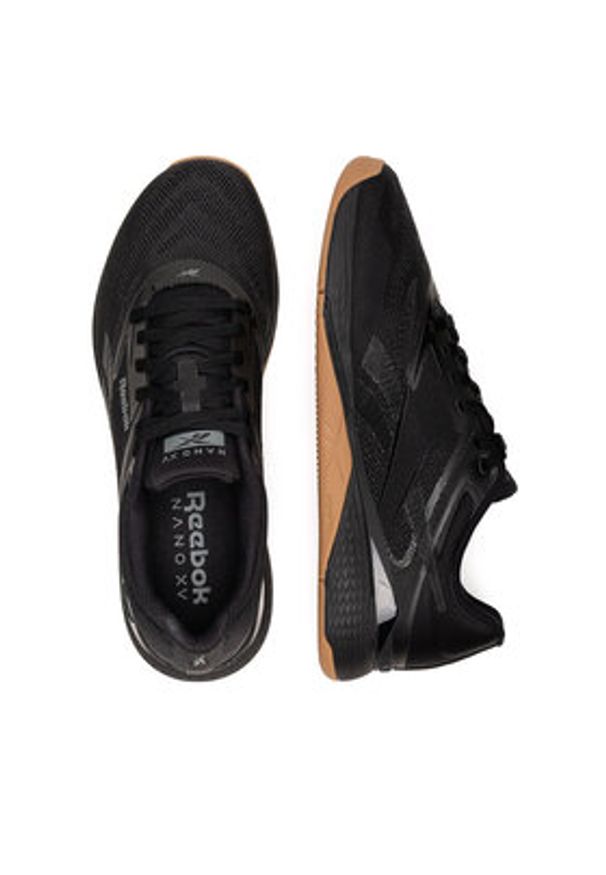 Reebok Sneakersy NANO X5 100209359 M Czarny. Kolor: czarny. Materiał: materiał