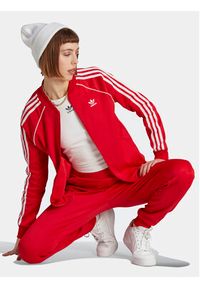 Adidas - adidas Bluza adicolor Classics SST IK4032 Czerwony Regular Fit. Kolor: czerwony. Materiał: bawełna #5
