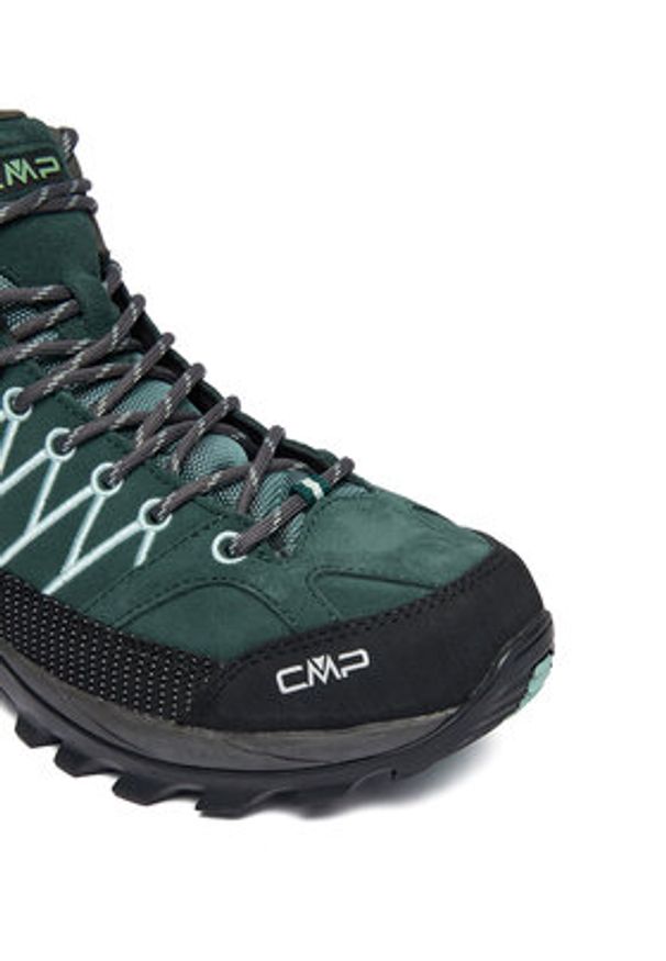 CMP Trekkingi Rigel Mid WP 3Q12946 Zielony. Kolor: zielony. Materiał: zamsz, skóra