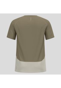 Koszulka biegowa męska Odlo X-Alp Trail T-Shirt Crew Neck. Kolor: beżowy