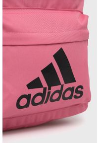 Adidas - adidas Plecak damski kolor różowy duży z nadrukiem. Kolor: różowy. Materiał: poliester. Wzór: nadruk #5