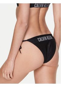 Calvin Klein Swimwear Dół od bikini KW0KW01985 Czarny. Kolor: czarny. Materiał: syntetyk #3