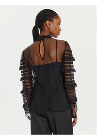 TwinSet - TWINSET Bluzka 241TP2041 Czarny Regular Fit. Kolor: czarny. Materiał: syntetyk