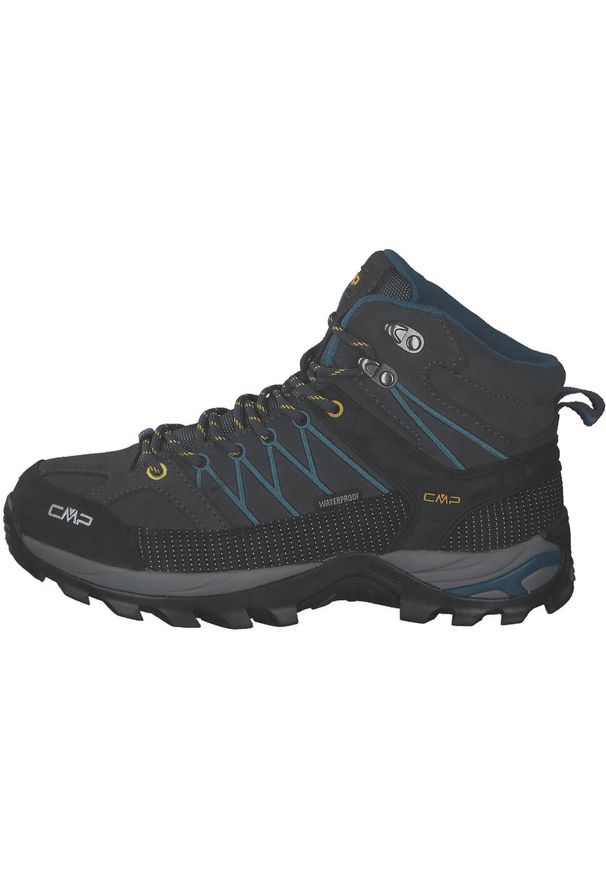 Buty trekkingowe męskie CMP 3Q1294765UM. Kolor: niebieski, czarny, szary, wielokolorowy. Materiał: guma, tkanina, zamsz, skóra. Sport: turystyka piesza