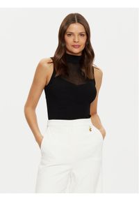 Marciano Guess Bluzka 5RGR20 5817Z Czarny Regular Fit. Kolor: czarny. Materiał: wiskoza
