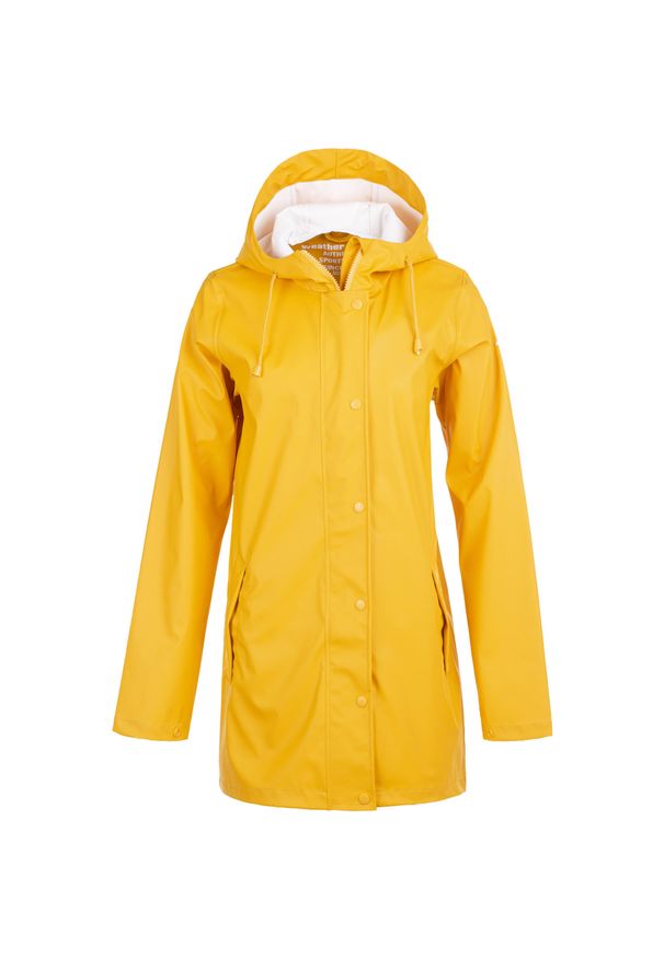 Damska kurtka wodoodporna Weather Report Petra. Kolor: żółty, wielokolorowy, biały. Sport: turystyka piesza