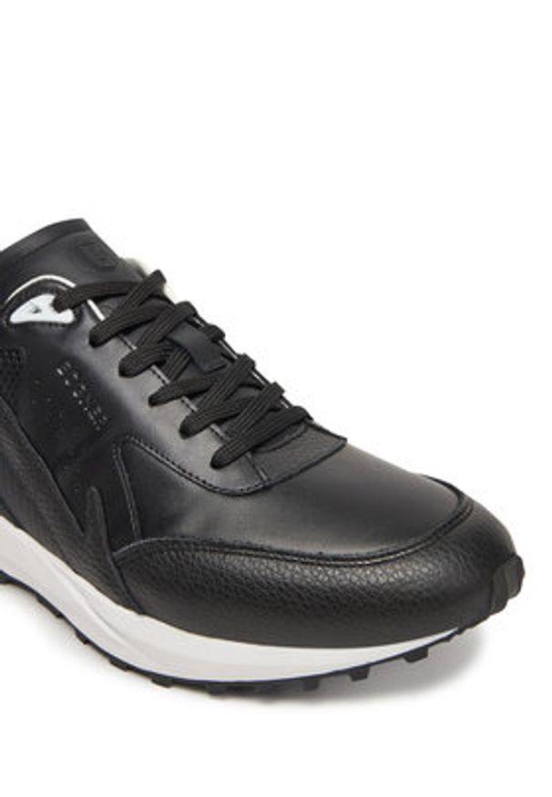 Bogner Sneakersy Golf 12522725 Czarny. Kolor: czarny. Materiał: skóra. Sport: golf