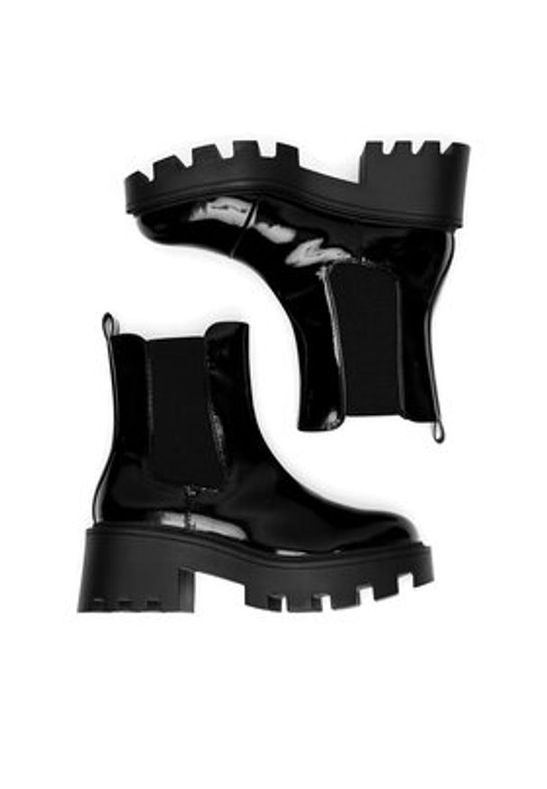 DeeZee Botki WYL3949-1 Czarny. Kolor: czarny. Materiał: materiał