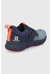 salomon - Salomon męskie kolor granatowy. Nosek buta: okrągły. Zapięcie: sznurówki. Kolor: niebieski. Materiał: guma #3