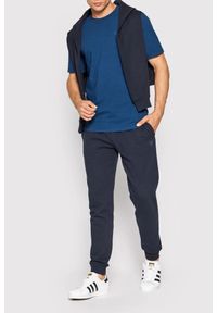 Guess - GUESS Granatowe męskie spodnie Aldwin, Rozmiar XL. Kolor: niebieski. Materiał: materiał, bawełna, poliester #3