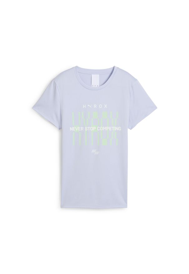 Puma - Damska koszulka PUMA x HYROX Train All Day PUMA Cool Weather Blue. Kolor: niebieski. Sport: fitness