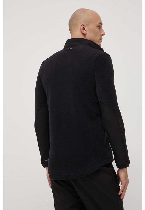 Viking bluza sportowa Dakota męska kolor czarny gładka. Kolor: czarny. Materiał: materiał, polar, dzianina. Wzór: gładki. Styl: sportowy