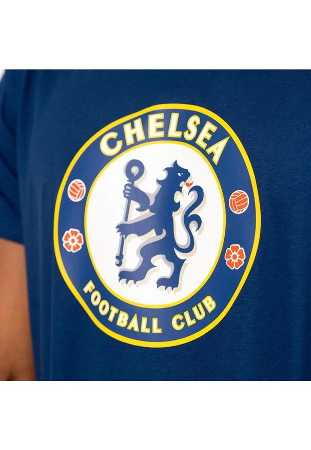 CHELSEA - Koszulka męska Chelsea. Kolor: niebieski. Sport: piłka nożna