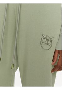 Pinko Spodnie dresowe Carico 100371 A1N7 Zielony Regular Fit. Kolor: zielony. Materiał: bawełna #4