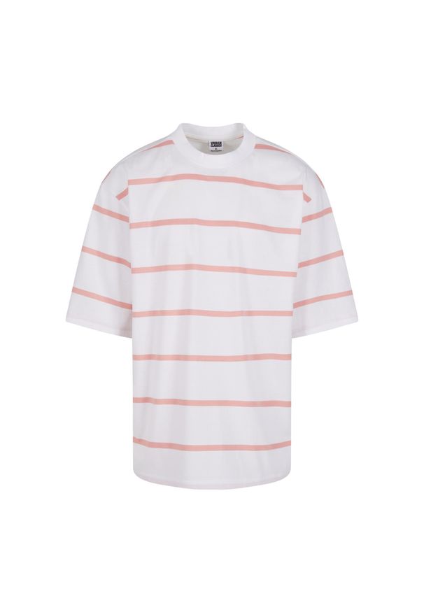 Oversizowa koszulka w paski Urban Classics Modern. Kolor: biały. Materiał: bawełna. Wzór: paski